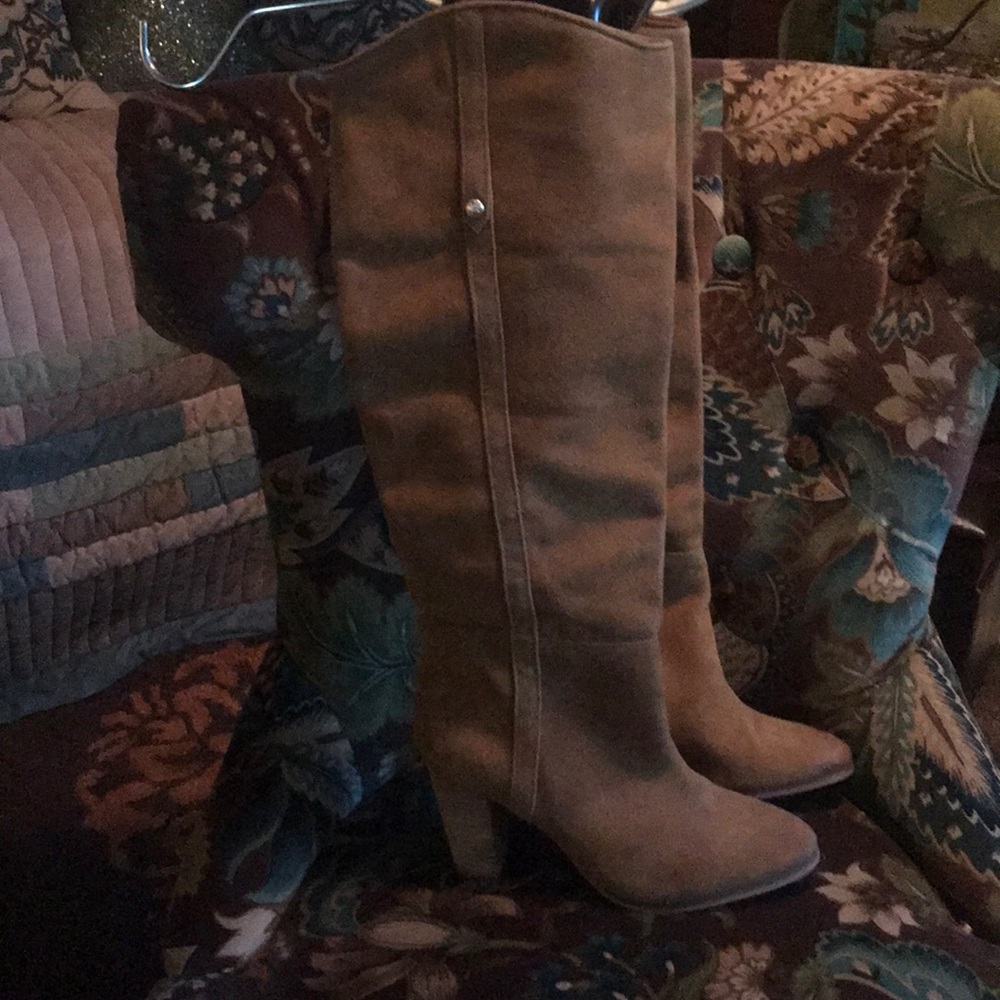 Guess over the knee suede boots